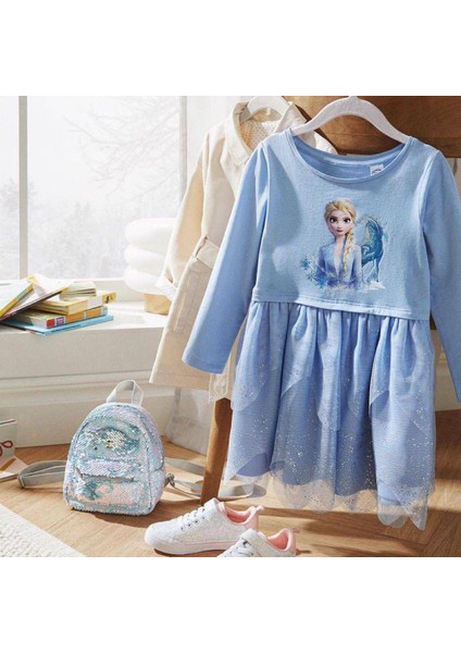 Elsa Elbise Mavi modelleri