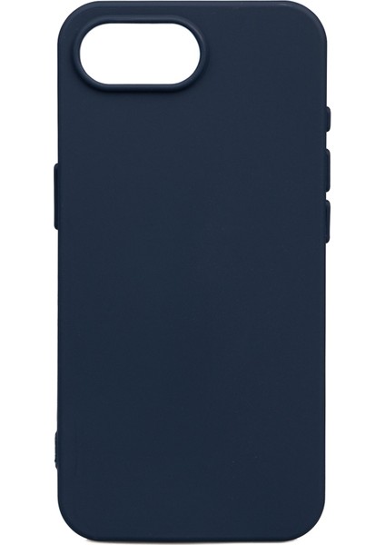 iPhone 16E Kılıf Zore Biye Silikon - Lacivert