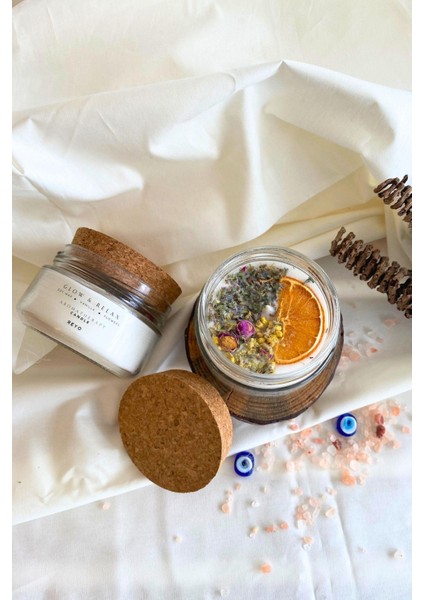 Enerji Ritüeli Mum Vanilya Oryantal ve Baharat Notalı %100 Soya Wax Meditasyon Aromaterapi
