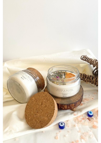 Enerji Ritüeli Mum Vanilya Oryantal ve Baharat Notalı %100 Soya Wax Meditasyon Aromaterapi