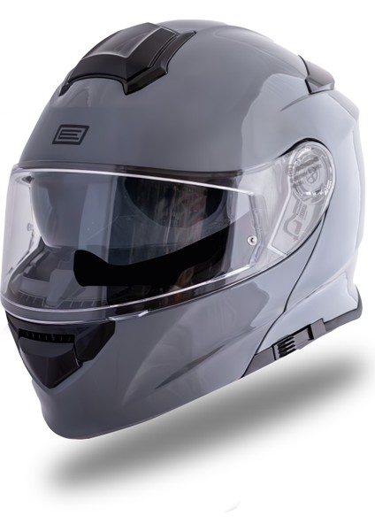 Delta Basic Nardo Gri Çene Açılır Kask