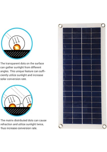 1X8W 12V Çift Usb/dc Esnek Güneş Paneli Verimli Araç Akü Şarjı Kamp (Yurt Dışından) fırsatları