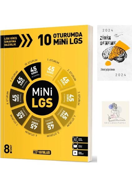 8.sınıf Mini Lgs Deneme +Zihin DENEME-SK322