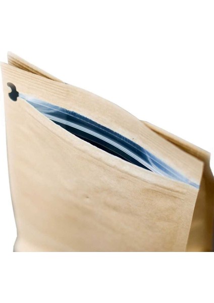 Kraft Aluminyum Önden Kilitli Doypack Ambalaj 20 x 30 + 5 cm. 1000 Gr. - 500 Adet fiyatları