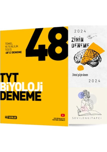 Tyt Biyoloji 48Lİ Deneme +Zihin DENEME-SK806