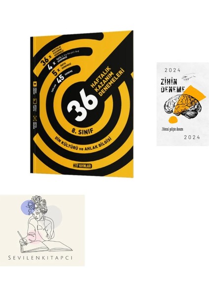 8.sınıf Din Kültürü Haftalık Deneme +Zihin DENEME-SK629