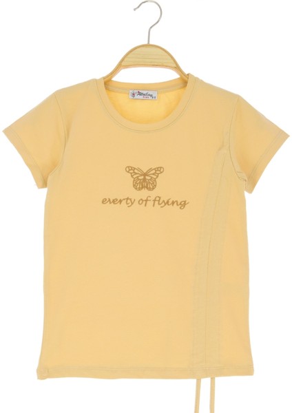 Kız Çocuk Büzgülü T-Shirt