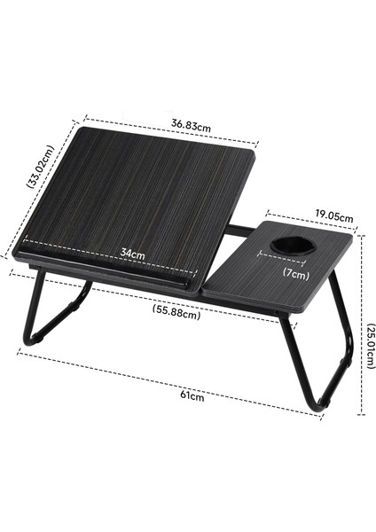 Laptop Sehpası Yükseltilebilir Yatak Masası Mdf Laptop Masası Çalışma Yatak Sehpası Laptop Çalışma Masası YS fırsatları