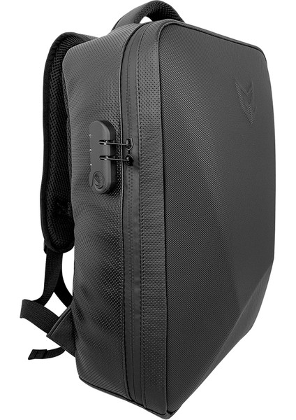 GZ-117 Solo 17,3'' Laptop Sırt Çantası Suni Deri Waterproof (Usb+Şifreli Kilit) modelleri