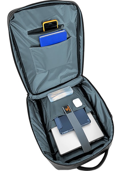 GZ-117 Solo 17,3'' Laptop Sırt Çantası Suni Deri Waterproof (Usb+Şifreli Kilit) fırsatları