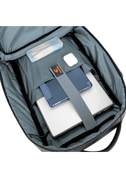 GZ-117 Solo 17,3'' Laptop Sırt Çantası Suni Deri Waterproof (Usb+Şifreli Kilit) indirimleri