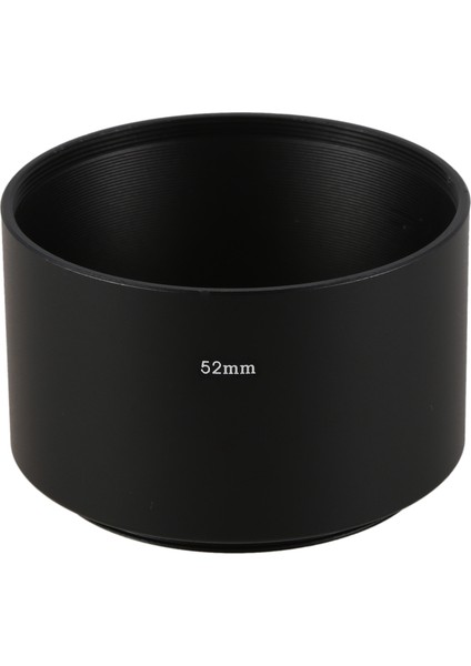 Kamera Filtresi Vidalı Montajlı 52MM Metal Tele Lens Gölgeliği (Yurt Dışından)