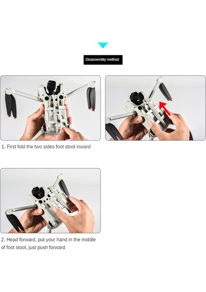 Startrc Katlanabilir Iniş Takımı Hızlı Çıkarma Yükseklik Uzatılmış Bacak Koruyucu Pervane Sabitleyici Djı Mini 3 Pro Drone Aksesuarı (Yurt Dışından) indirimleri