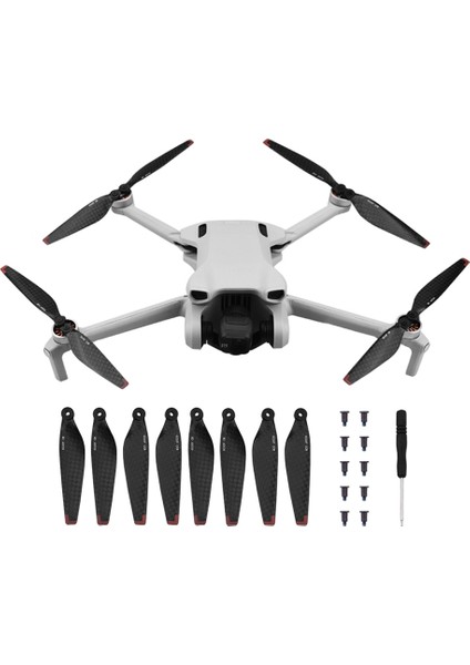 Mini 3 6030F Pervaneler Düşük Gürültü Kanat Bıçakları Aksesuarları Için Drone Karbon Fiber Pervane (Yurt Dışından) modelleri