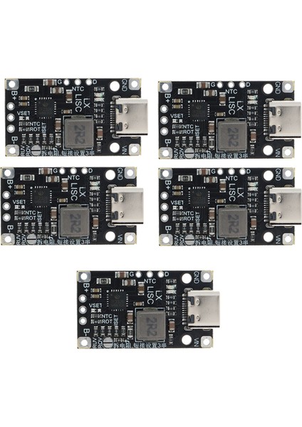 Adet Tip-C 2s Bms Lityum Pil Şarj Takviye Modülü 8.4V 12.6V Dengeli Destekli Hızlı Şarj Göstergeli (Yurt Dışından)