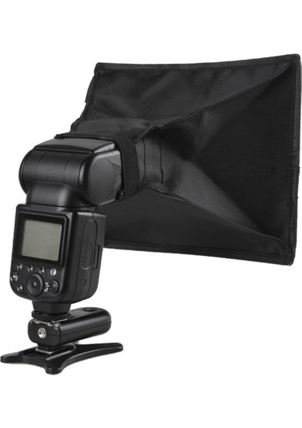 Dslr Kamera Için Evrensel Harici Flaş Kapağı Dolgu Işığı Taşınabilir Mini Softbox Çatı Flaşı 20X30CM Yumuşak Kapak (Yurt Dışından)
