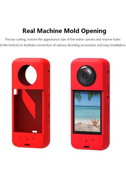 Eylem Kamera Koruyucu Kabuk Su Geçirmez Kamera Koruyucu Kılıf INSTA360 X3-Black Için Panoramik Kamera Koruyucu (Yurt Dışından) fırsatları