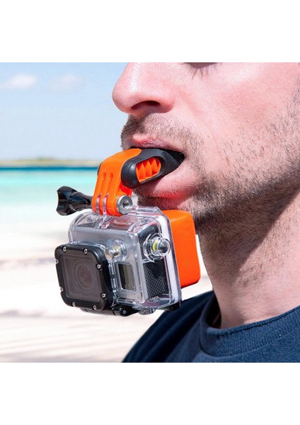 Ağız Dağı Göze Çarpan Taşınabilir Kamera Aksesuarları Gopro Hero 7/6/5 Aksiyon Kameraları Için Sörf Ağızlık Bite (Yurt Dışından)