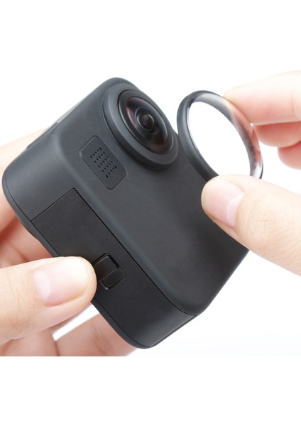 Gopro Max Spor Kamera Için Koruyucu Lensler Kamera Lens Kapağı Çerçevesi (Yurt Dışından)
