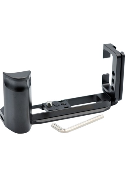 L Şeklinde Braket Tripod Hızlı Çıkarma Plaka Tabanı Fujifilm X-E4 Aynasız Kamera Sapı Dikey L Şeklinde Braket A (Yurt Dışından)
