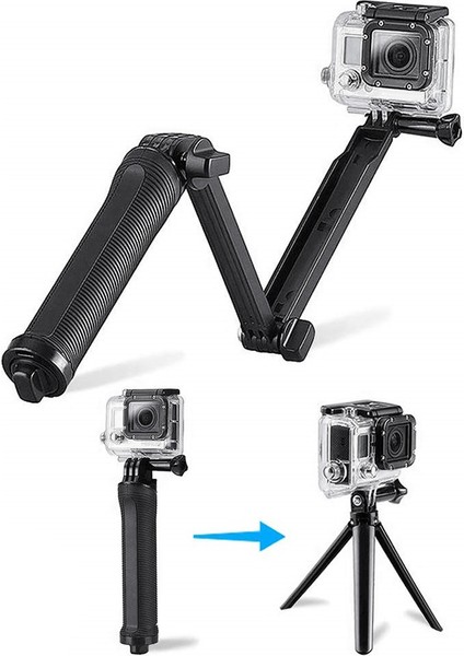 Su Geçirmez Selfie Sopa Tripod Yüzen El Kavrama Monopod Kutup Gopro Hero Için 10 9 8 7 6 5 INSTA360 Osmo Eylem (Yurt Dışından)