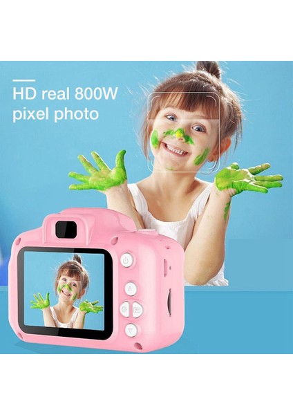 2 Inç Hd Ekran Şarj Edilebilir Dijital Mini Kamera Çocuk Karikatür Sevimli Kamera Oyuncaklar Çocuk Doğum Günü Hediyesi Için Açık Fotoğrafçılık Sahne (Mavi) (Yurt Dışından) modelleri