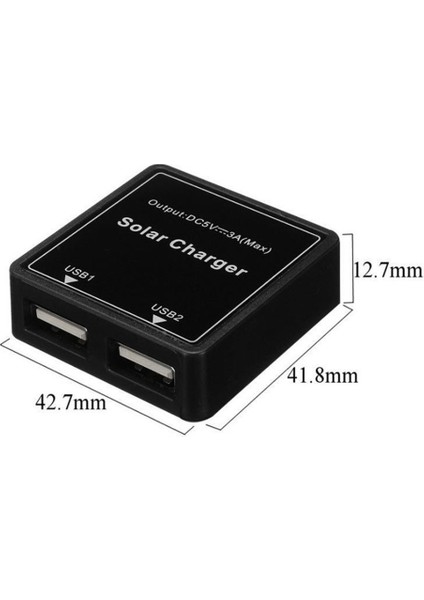 5 Adet Güneş Paneli Şarj Cihazı Güç Bankası 5V 3A Çift USB Şarj Voltaj Kontrol Cihazı Regülatörü Sabitleyici Şarj Cihazı (Yurt Dışından) indirimleri