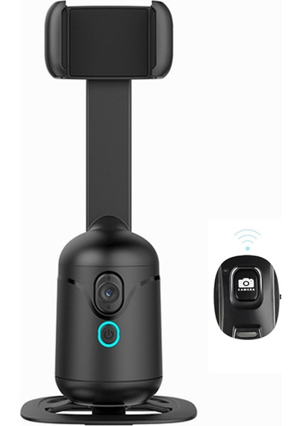 Akıllı Aı Gimbal Otomatik Yüz Izleme Tripod, Video Kaydı, Tiktok, Vlog Için Uzaktan Kumanda ve Hareket Kontrolü ile 360° Döndürülebilir (Yurt Dışından)