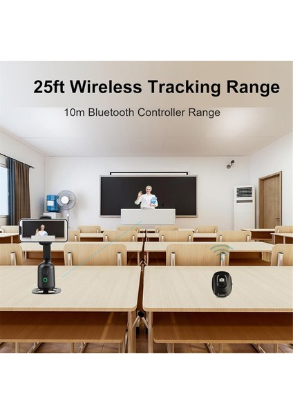 Akıllı Aı Gimbal Otomatik Yüz Izleme Tripod, Video Kaydı, Tiktok, Vlog Için Uzaktan Kumanda ve Hareket Kontrolü ile 360° Döndürülebilir (Yurt Dışından) indirimleri