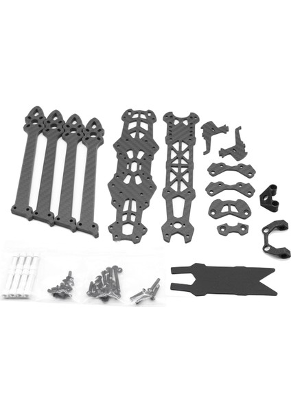 Mark4 7 Inç 295MM 5mm Kol + Quadcopter Fpv Modifikasyonu Için Baskı Karbon Fiber 7 Inç Quadcopter Serbest Stil Çerçeve (Yurt Dışından)