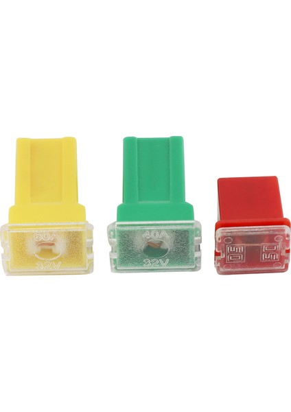 10 Adet Araba Sigorta Fmx Dişi Maxi Sigorta Çeşitleri Düşük ve Tall/std Şekilli Çeşitler Sigorta 20A 30A 40A 50A 60A (Yurt Dışından) fiyatları