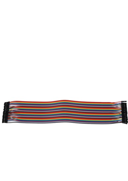 Dişiden Dişi Lehimsiz Esnek Breadboard Jumper Kablo Teli 40 Adet (Yurt Dışından)