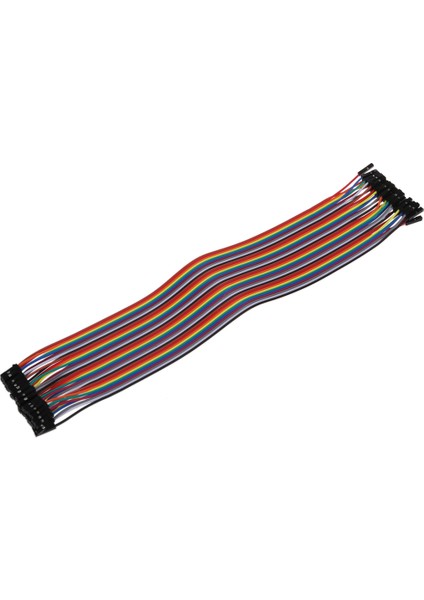 Dişiden Dişi Lehimsiz Esnek Breadboard Jumper Kablo Teli 40 Adet (Yurt Dışından)