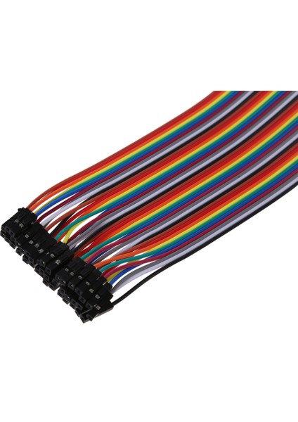 Dişiden Dişi Lehimsiz Esnek Breadboard Jumper Kablo Teli 40 Adet (Yurt Dışından)