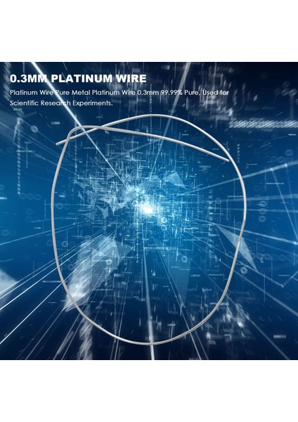 Platin Tel Saf Metal Platin Tel 0,3 mm %99,99 Saf, Bilimsel Araştırma Deneylerinde Kullanılır (Yurt Dışından) fırsatları
