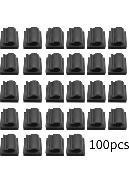 100 Adet Güneş Fotovoltaik Paneli Tel Klipler Kesişen Pv Kablo Kelepçesi Güneş Çerçeve Braketi Siyah (Yurt Dışından) fırsatları