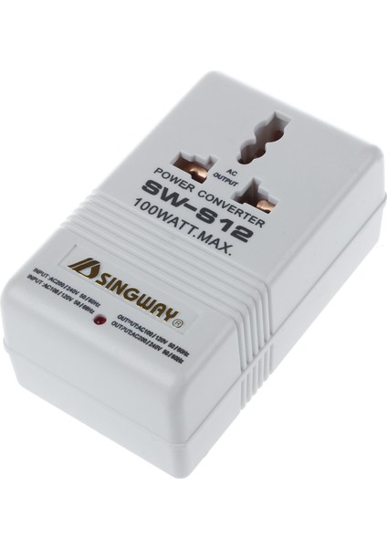 Sıngway 100W 110V/120V Ila 220V/240V Yükseltici ve Düşürücü Voltaj Dönüştürücü Trafo Seyahat Beyaz (Yurt Dışından) fırsatları
