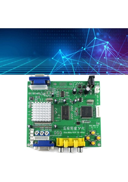 Arcade Oyunu Rgb/ega/yuv/cga VGA Çıkışı Hd Video Dönüştürücü Kurulu Arcade Oyun Monitörü Crt LCD Pdp Projektör Için (Yurt Dışından)