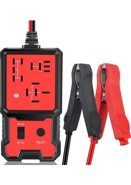 LED Gösterge Işığı Araba Akü Kontrol Cihazı Test Araba Röle Test Cihazı Tanı Aracı Aksesuarları Evrensel 12V (Yurt Dışından)