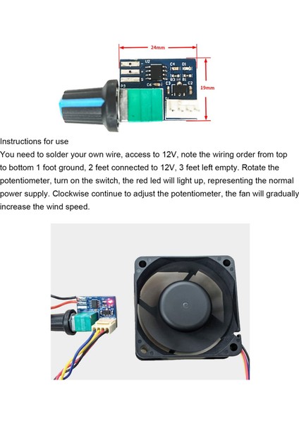 3 Adet Bilgisayar Kasası Fan Regülatörü Pwm Hız Kontrol Cihazı 12V Tek Yönlü 4 Pin Düşük Güç Sessiz Fan Regülatörü Denetleyici (Yurt Dışından)