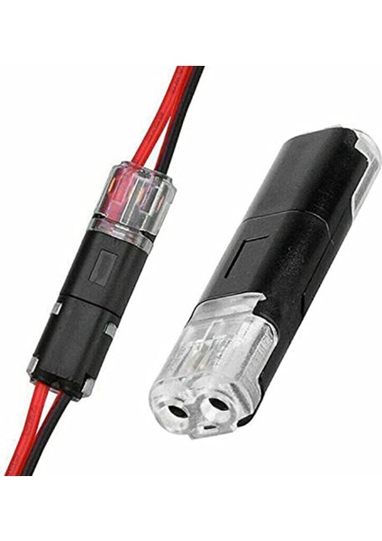 Kilitleme Tokalı 50PCS Çift Telli Itmeli Konnektör, Alçak Gerilim Kablo Konnektörleri, Tel Sıyırma Gerekmez (Yurt Dışından) modelleri