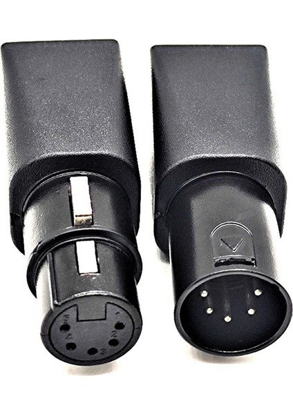 1 Çift Dmx - RJ45 Konnektörü RJ45 Ethernet - 5 Pin Xlr Dmx Dişi ve Erkek Adaptörü Ses Video Için (Yurt Dışından)