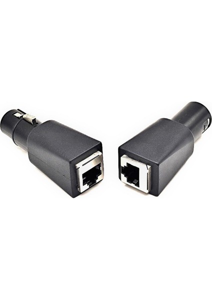 1 Çift Dmx - RJ45 Konnektörü RJ45 Ethernet - 5 Pin Xlr Dmx Dişi ve Erkek Adaptörü Ses Video Için (Yurt Dışından)