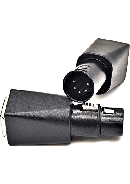 1 Çift Dmx - RJ45 Konnektörü RJ45 Ethernet - 5 Pin Xlr Dmx Dişi ve Erkek Adaptörü Ses Video Için (Yurt Dışından)