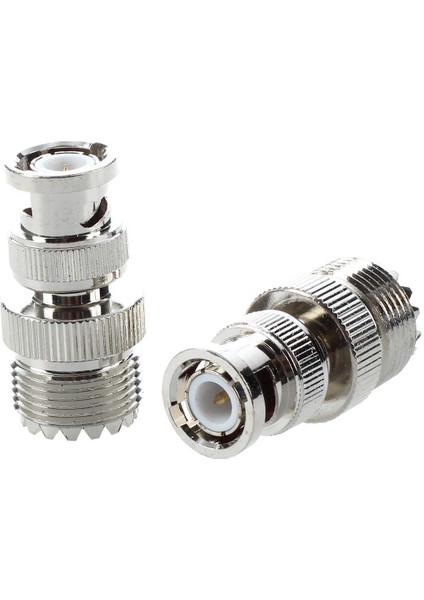 2 Adet Bnc Erkek Fiş - Uhf SO239 Dişi Rf Koaksiyel Rf Konnektörü (Yurt Dışından)