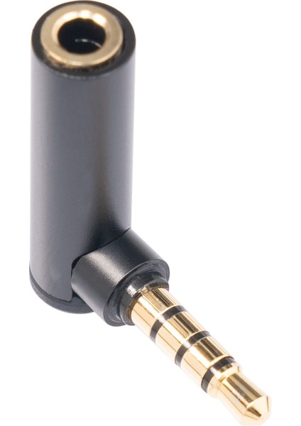 5 Adet 90 Derece Sağ Açılı 3.5mm Erkek Kadın Ses Dönüştürücü Adaptör Konnektörü L Tipi Stereo Mikrofon Jakı Fişi (Yurt Dışından)
