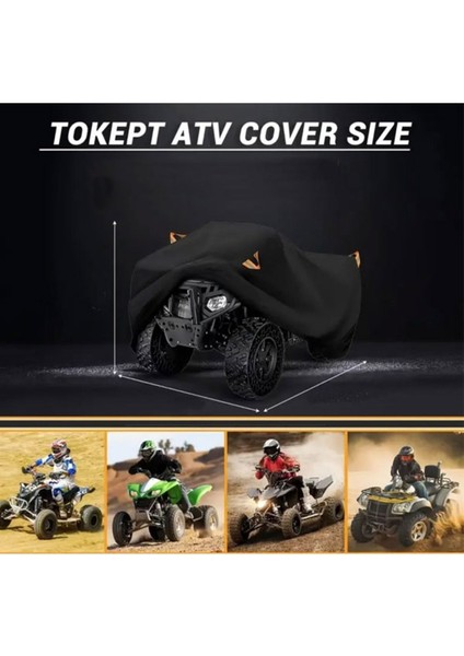 Bumoto/jinling Hummer Long 500CC Uyumlu Atv Brandası,atv Örtüsü,atv Çadırı Premium Kalite -Siyah fırsatları