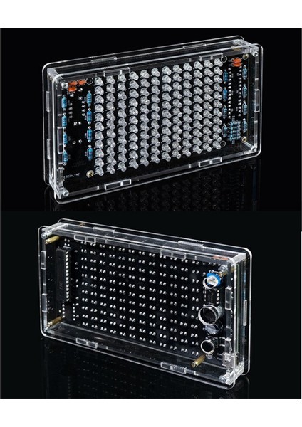 LED Müzik Spektrum Dıy Kiti Müzik Ses Kontrolü Çok Renkli Spektrum Lehimleme Projesi Dıy Kiti Kabuk ile (Yurt Dışından) modelleri