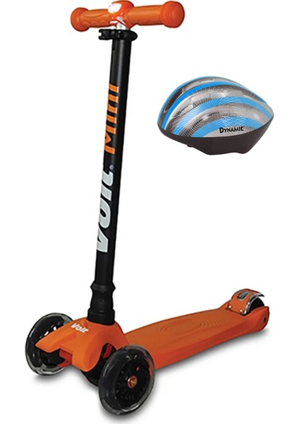 Scooter Işıklı 3 Teker ve Kask ( Small )