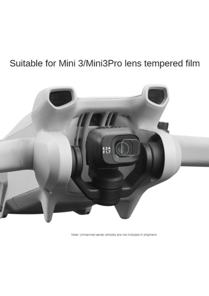 Djı Mini 3 Pro Için Temperli Cam Lens Koruyucu Film Görüş Sensörü Çizilmez Kamera Lens Ekran Aksesuarı, 1 Takım (Yurt Dışından)